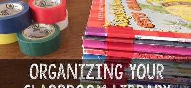 classroom library organizaiton